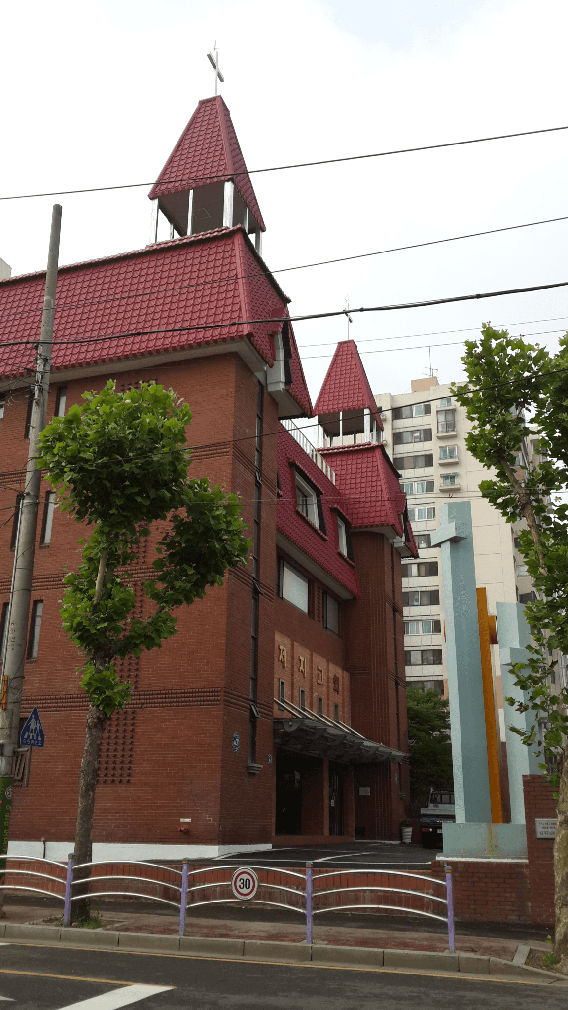 안산 제자교회 종각 시공 사례