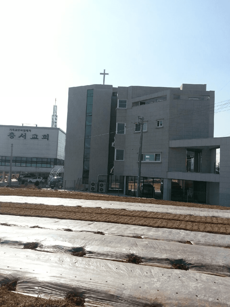 서산 충서교회 십자가 시공 사례