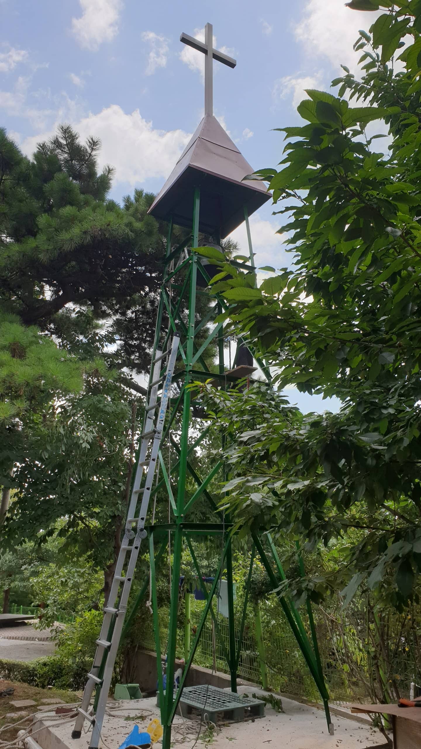 화성 화리현교회 종탑 시공 사례