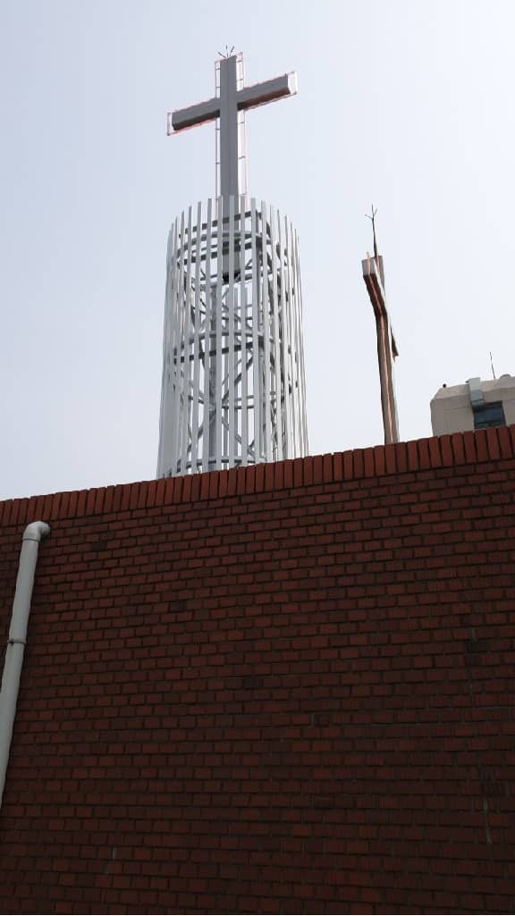도봉 서울동산교회 파이프종탑 시공 사례