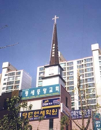 부평 새중앙교회 종각 시공 사례